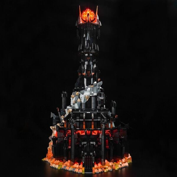 Lego Yüzüklerin Efendisi Barad-dûr Karanlık Kule 10333 için Aydınlatma Kiti