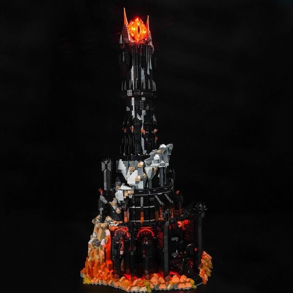 Lego Yüzüklerin Efendisi Barad-dûr Karanlık Kule 10333 için Aydınlatma Kiti