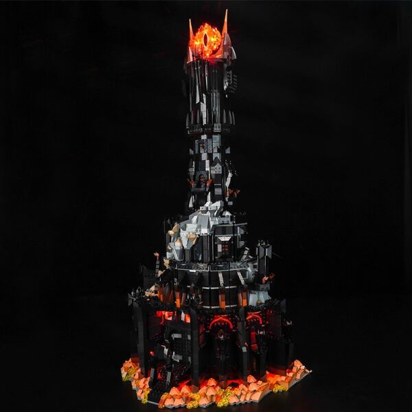 Lego Yüzüklerin Efendisi Barad-dûr Karanlık Kule 10333 için Aydınlatma Kiti