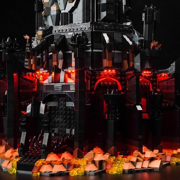 Lego Yüzüklerin Efendisi Barad-dûr Karanlık Kule 10333 için Aydınlatma Kiti