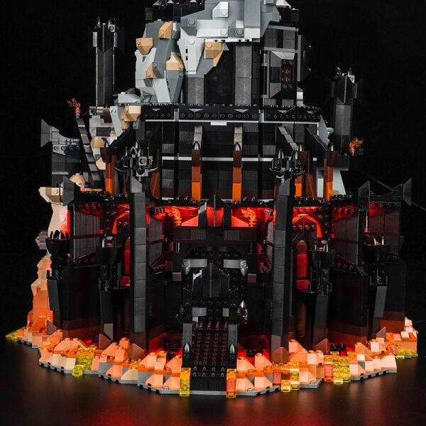 Lego Yüzüklerin Efendisi Barad-dûr Karanlık Kule 10333 için Aydınlatma Kiti