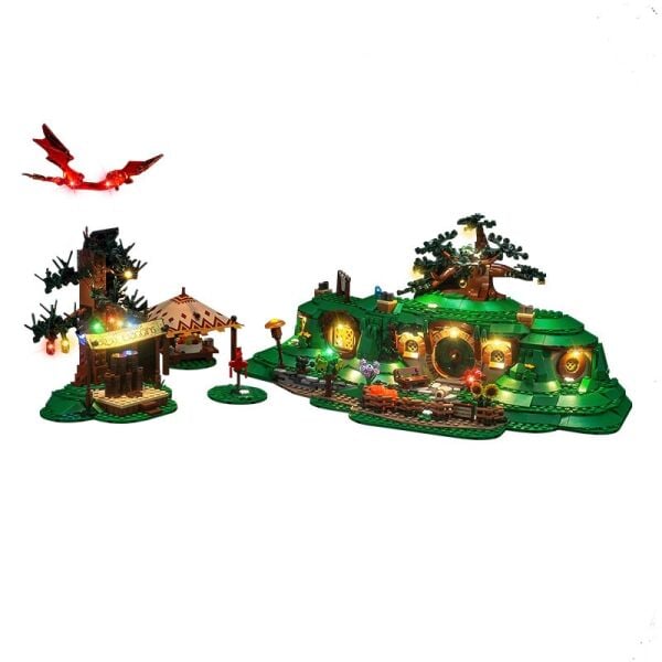 Lego Yüzüklerin Efendisi The Shire 10354 için Aydınlatma Kiti