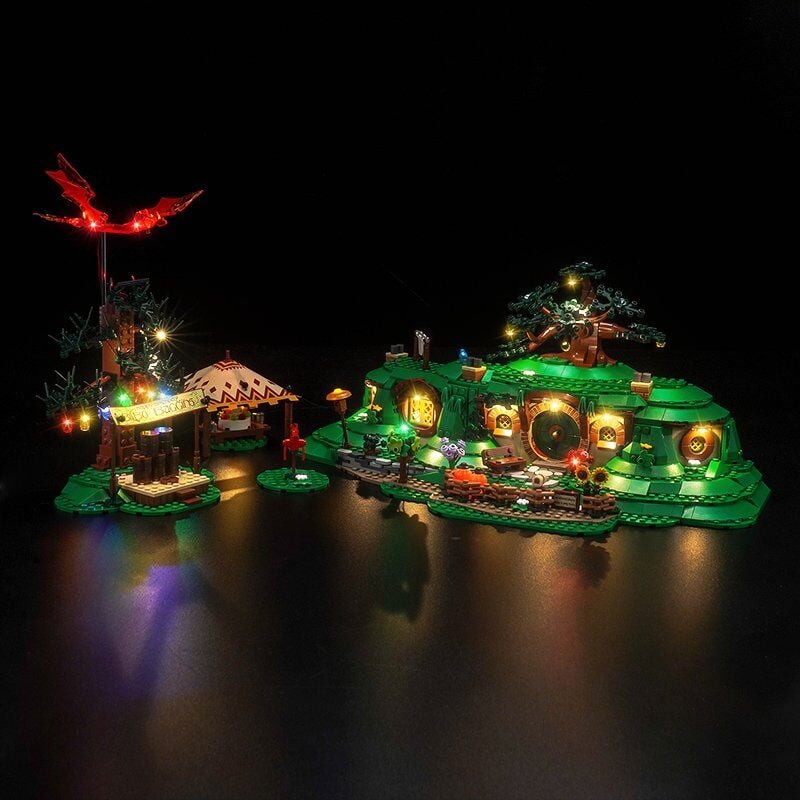 Lego Yüzüklerin Efendisi The Shire 10354 için Aydınlatma Kiti