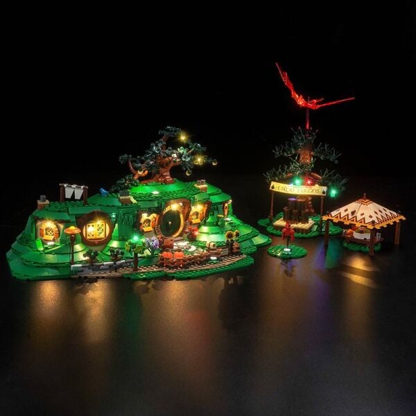 Lego Yüzüklerin Efendisi The Shire 10354 için Aydınlatma Kiti