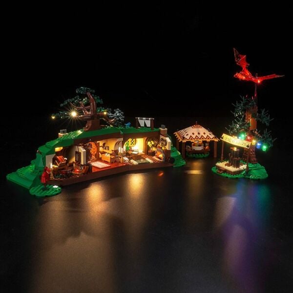 Lego Yüzüklerin Efendisi The Shire 10354 için Aydınlatma Kiti