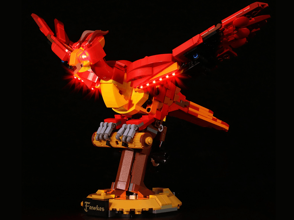 Lego Harry Potter Fawkes Dumbledore'un Anka Kuşu 76394 için Aydınlatma Kiti