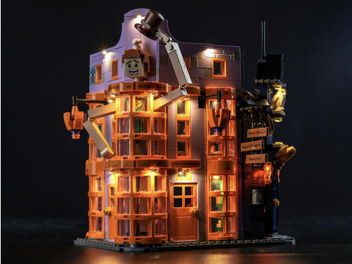 Lego Harry Potter Diagon Yolu: Weasley Büyücü Şakaları 76422 için Aydınlatma Kiti