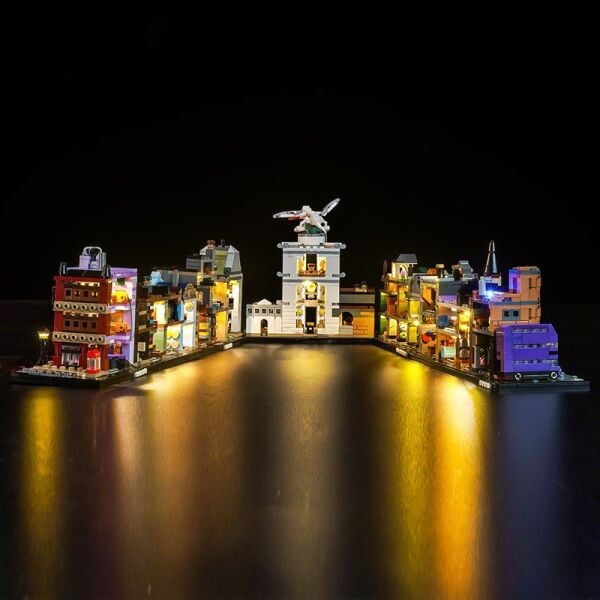 Lego Harry Potter Diagon Alley Wizarding Shops 76444 için Aydınlatma Kiti