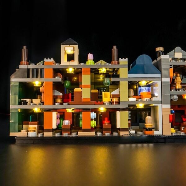 Lego Harry Potter Diagon Alley Wizarding Shops 76444 için Aydınlatma Kiti