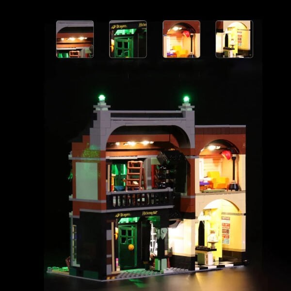 Lego Harry Potter Diagon Alley 75978 için Aydınlatma Kiti