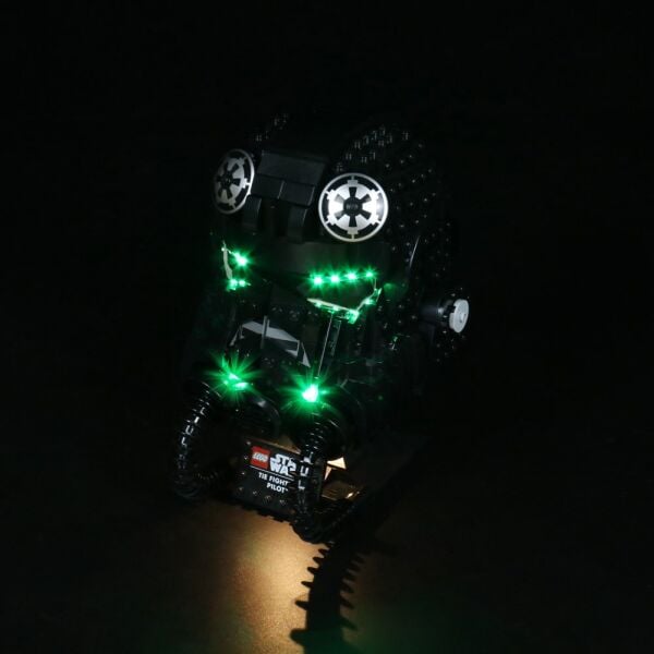 Lego Star Wars TIE Fighter Pilot Kaskı 75274 için Aydınlatma Kiti