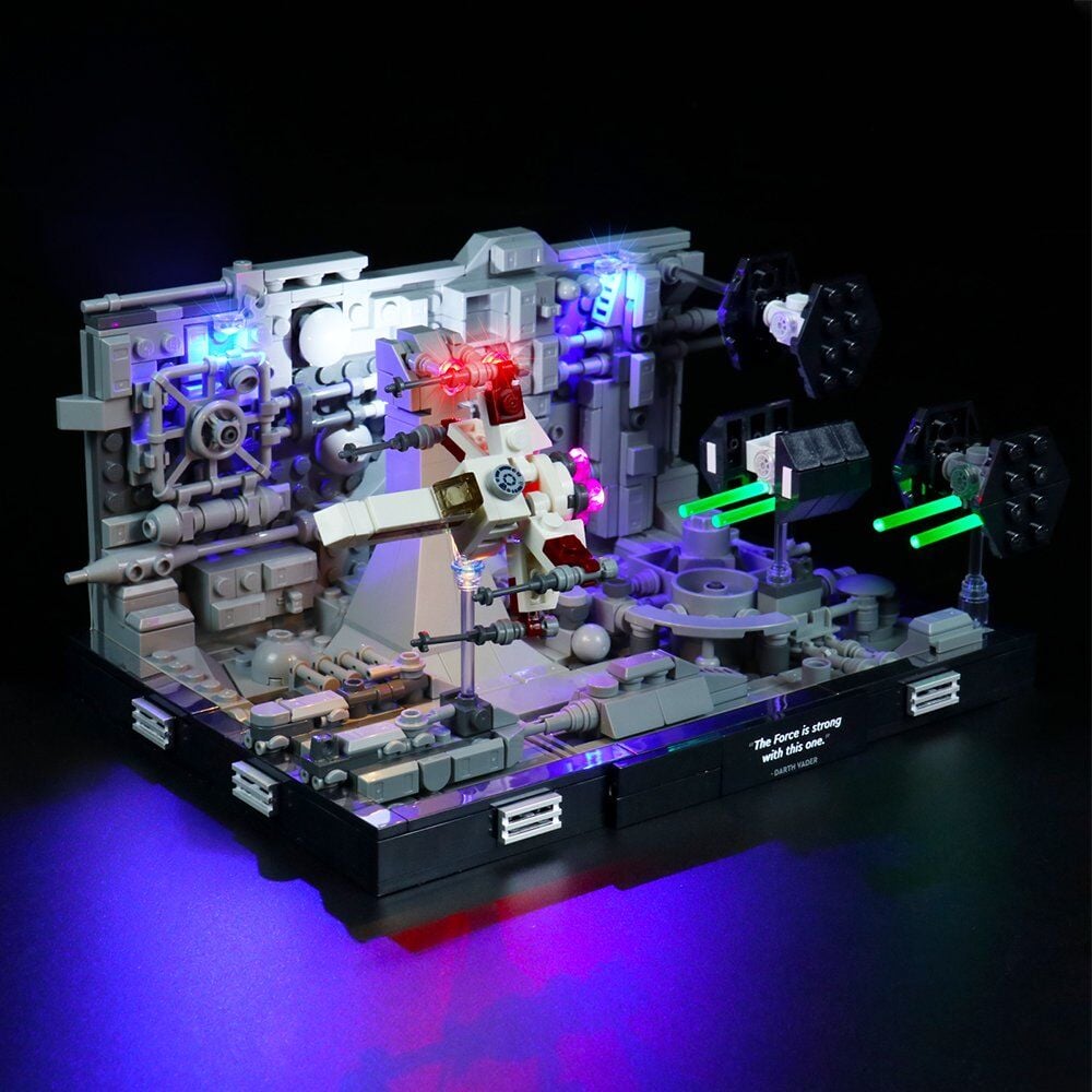 Lego Star Wars Death Star Siper Koşusu Dioraması 75329 için Aydınlatma Kiti