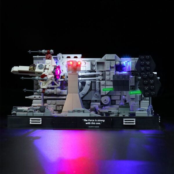 Lego Star Wars Death Star Siper Koşusu Dioraması 75329 için Aydınlatma Kiti
