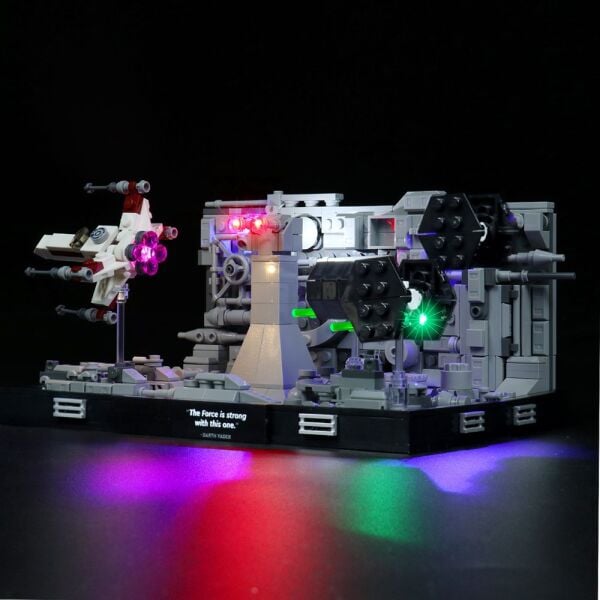 Lego Star Wars Death Star Siper Koşusu Dioraması 75329 için Aydınlatma Kiti