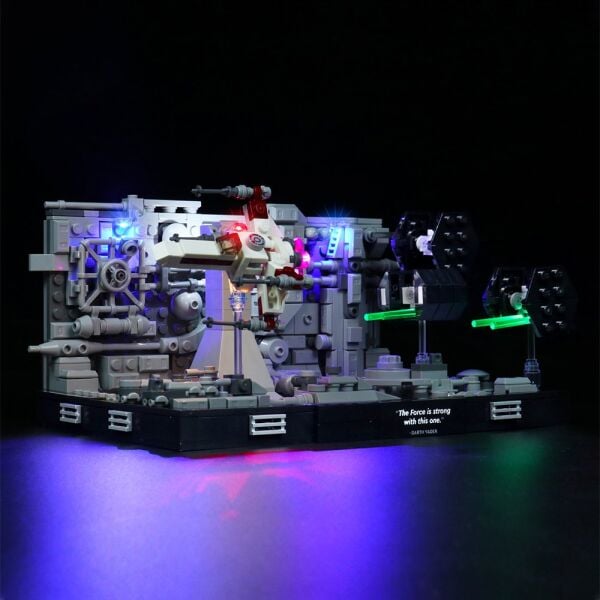 Lego Star Wars Death Star Siper Koşusu Dioraması 75329 için Aydınlatma Kiti