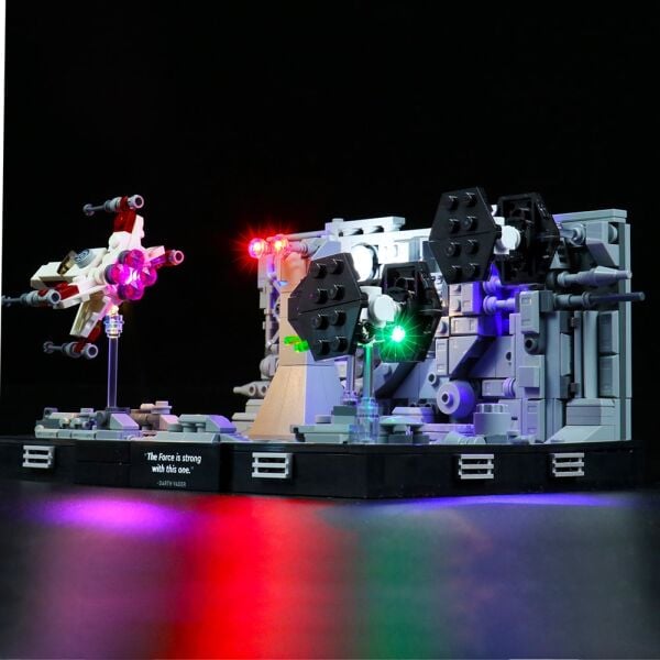 Lego Star Wars Death Star Siper Koşusu Dioraması 75329 için Aydınlatma Kiti