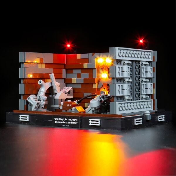 Lego Star Wars Death Star Çöp Öğütücü Dioraması 75339 için Aydınlatma Kiti