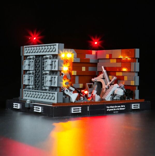 Lego Star Wars Death Star Çöp Öğütücü Dioraması 75339 için Aydınlatma Kiti