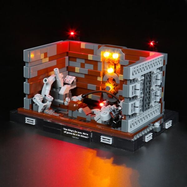Lego Star Wars Death Star Çöp Öğütücü Dioraması 75339 için Aydınlatma Kiti