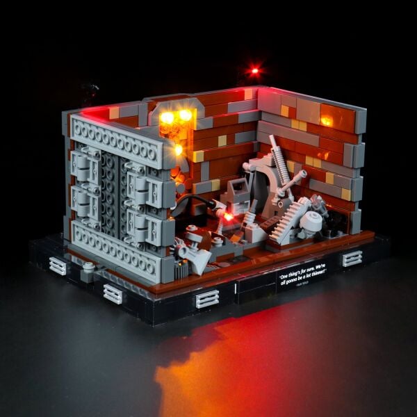 Lego Star Wars Death Star Çöp Öğütücü Dioraması 75339 için Aydınlatma Kiti
