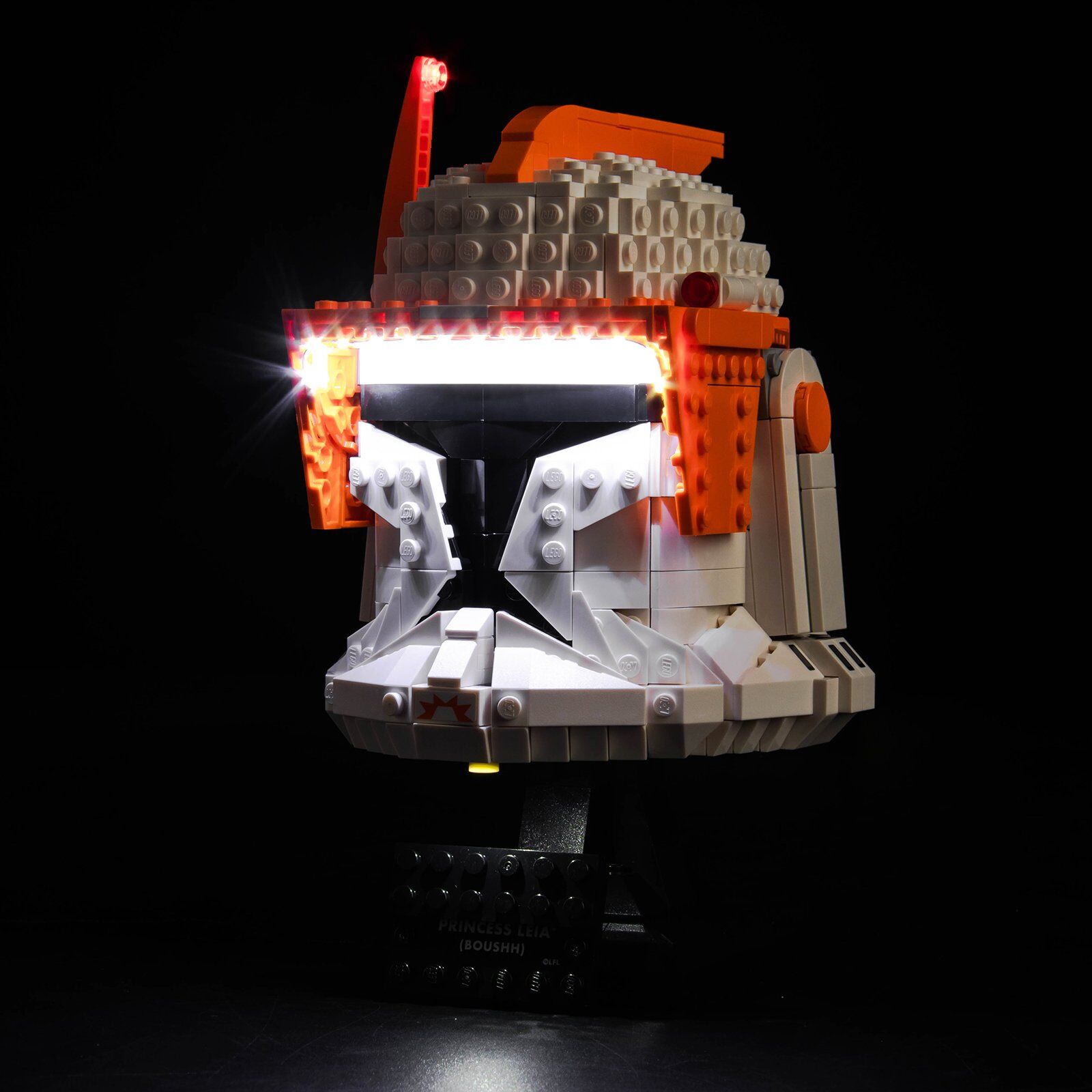 Lego Star Wars Clone Commander Cody Helmet 75350 için Aydınlatma Kiti