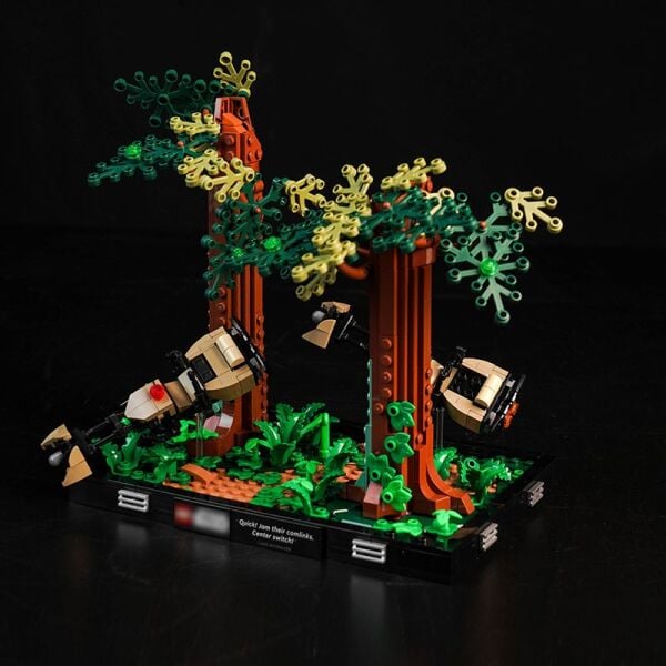 Lego Star Wars Endor Speeder Chase Diorama 75353 için Aydınlatma Kiti