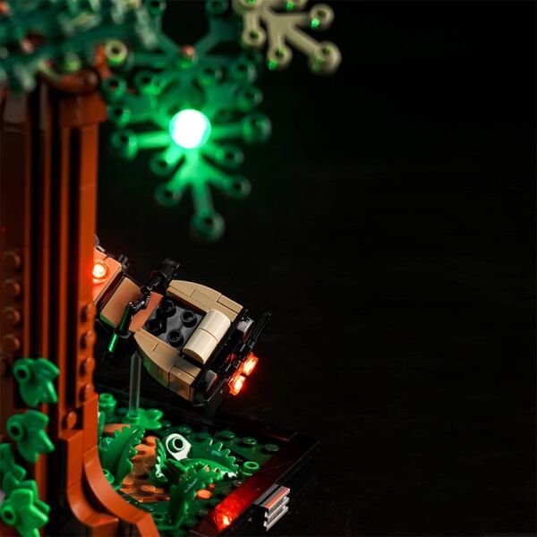 Lego Star Wars Endor Speeder Chase Diorama 75353 için Aydınlatma Kiti