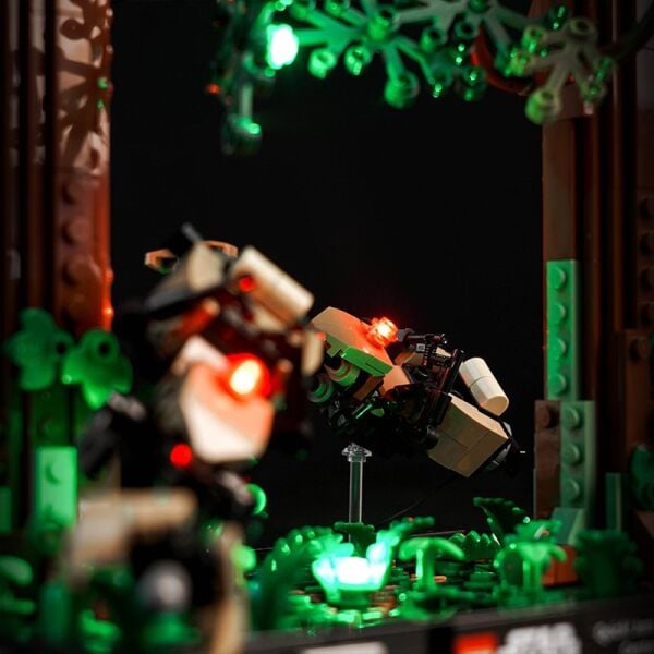 Lego Star Wars Endor Speeder Chase Diorama 75353 için Aydınlatma Kiti