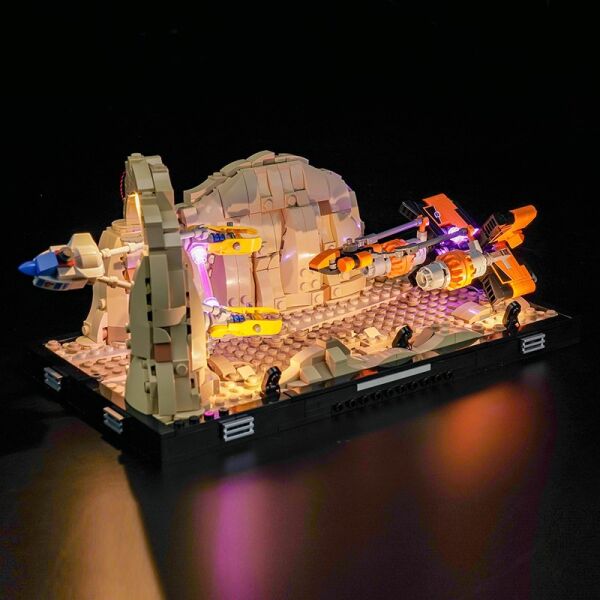 Lego Star Wars Mos Espa Podrace Diorama 75380 için Aydınlatma Kiti