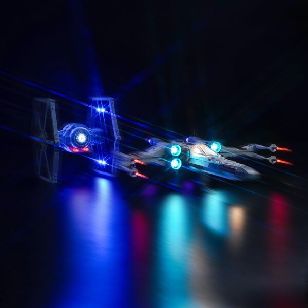 Lego Star Wars TIE Fighter & X-Wing Mash-up 75393 için Aydınlatma Kiti