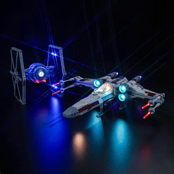 Lego Star Wars TIE Fighter & X-Wing Mash-up 75393 için Aydınlatma Kiti