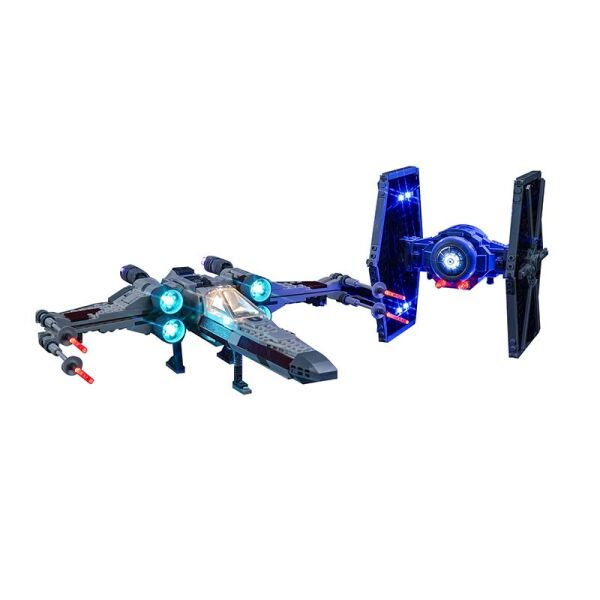 Lego Star Wars TIE Fighter & X-Wing Mash-up 75393 için Aydınlatma Kiti