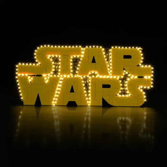 Lego Star Wars Brick-Built Star Wars Logo 75407 için Aydınlatma Kiti