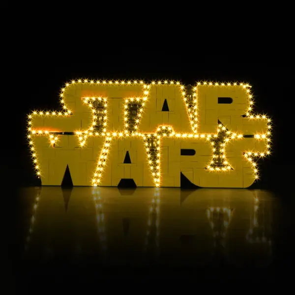Lego Star Wars Brick-Built Star Wars Logo 75407 için Aydınlatma Kiti