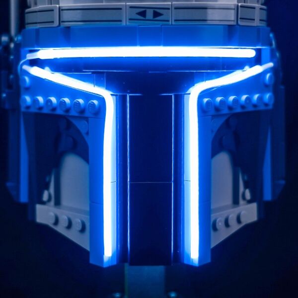 Lego Star Wars Jango Fett Helmet 75408 için Aydınlatma Kiti