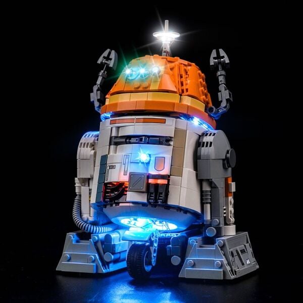 Lego Star Wars Chopper (C1-10P) Astromech Droid 75416 için Aydınlatma Kiti