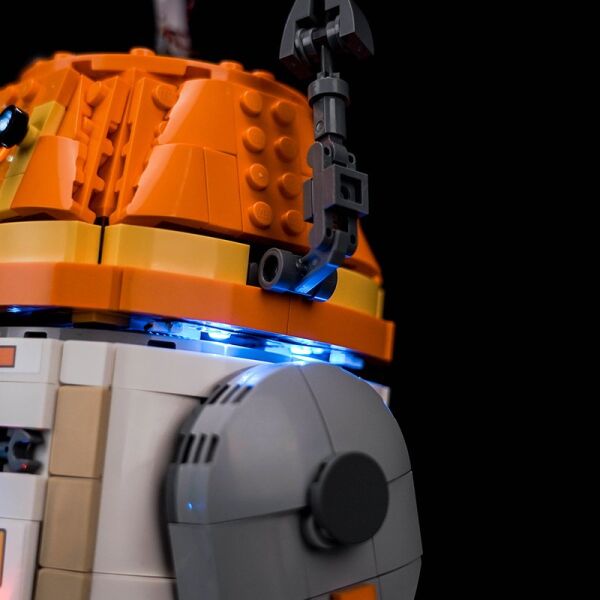 Lego Star Wars Chopper (C1-10P) Astromech Droid 75416 için Aydınlatma Kiti