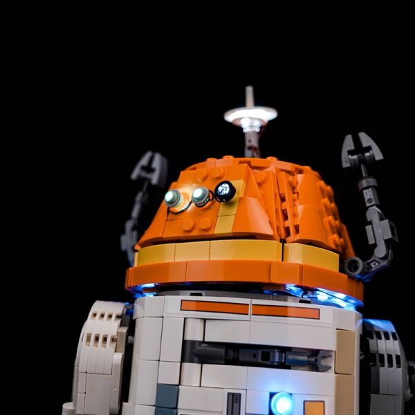 Lego Star Wars Chopper (C1-10P) Astromech Droid 75416 için Aydınlatma Kiti
