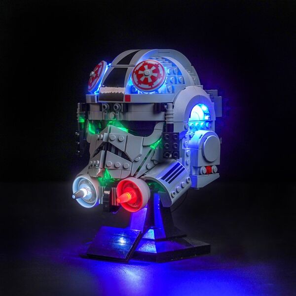 Lego Star Wars AT-AT Driver Helmet 75429 için Aydınlatma Kiti