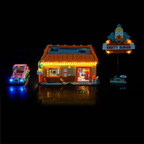 Lego Icons The Simpsons: Krusty Burger 10352 için Aydınlatma Kiti