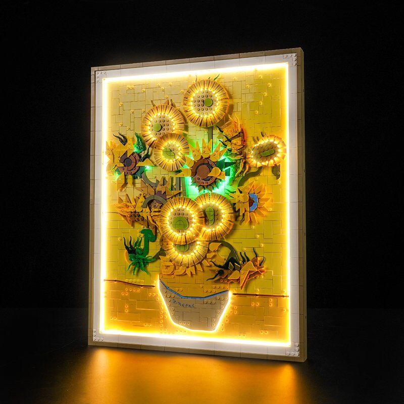 Lego Art Vincent van Gogh - Sunflowers 31215 için Aydınlatma Kiti