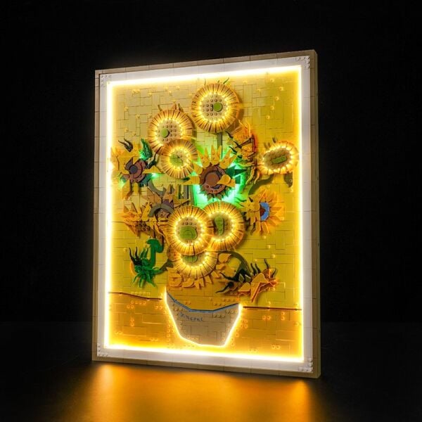 Lego Art Vincent van Gogh - Sunflowers 31215 için Aydınlatma Kiti