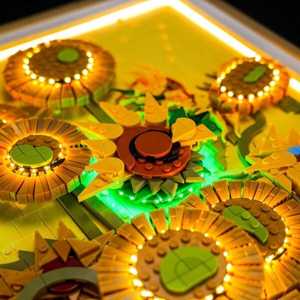 Lego Art Vincent van Gogh - Sunflowers 31215 için Aydınlatma Kiti