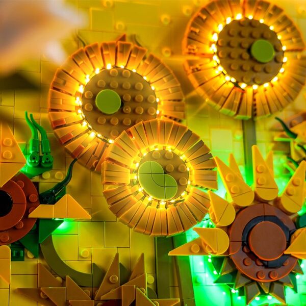 Lego Art Vincent van Gogh - Sunflowers 31215 için Aydınlatma Kiti