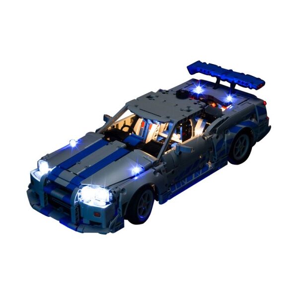 Lego Technic 2 Fast 2 Furious Nissan Skyline GT-R (R34) 42210 için Aydınlatma Kiti