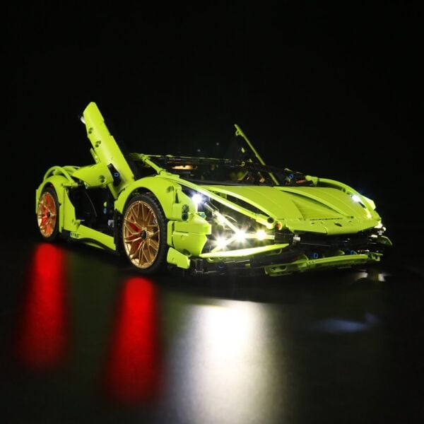 Lego Technic Lamborghini Sián FKP 37 42115 için Aydınlatma Kiti