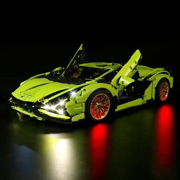 Lego Technic Lamborghini Sián FKP 37 42115 için Aydınlatma Kiti
