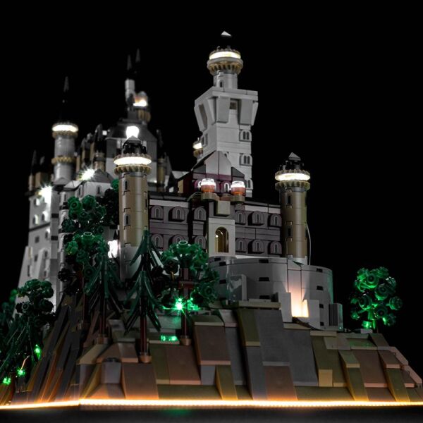 Lego Architecture Neuschwanstein Castle 21063 için Aydınlatma Kiti