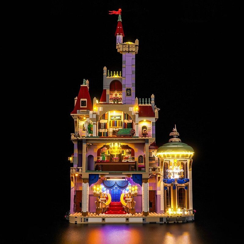 Lego Disney Beauty and the Beast Castle 43263 için Aydınlatma Kiti