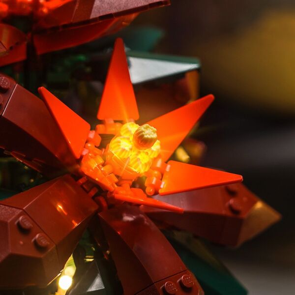 LEGO 10370 Poinsettia (Atatürk Çiçeği) İçin Aydınlatma Kiti
